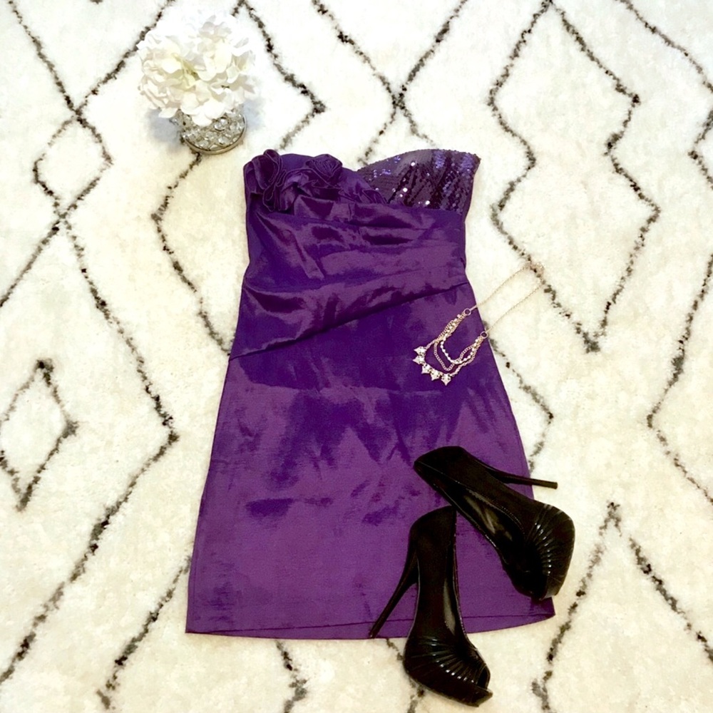 Teeze Me cocktail or prom dress from Macy’s